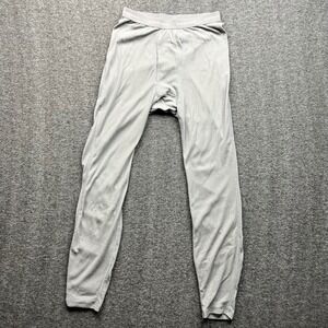 Patagonia Capilene Midweight Base Layer Men Small Gray Thermal Bottoms 44890S9